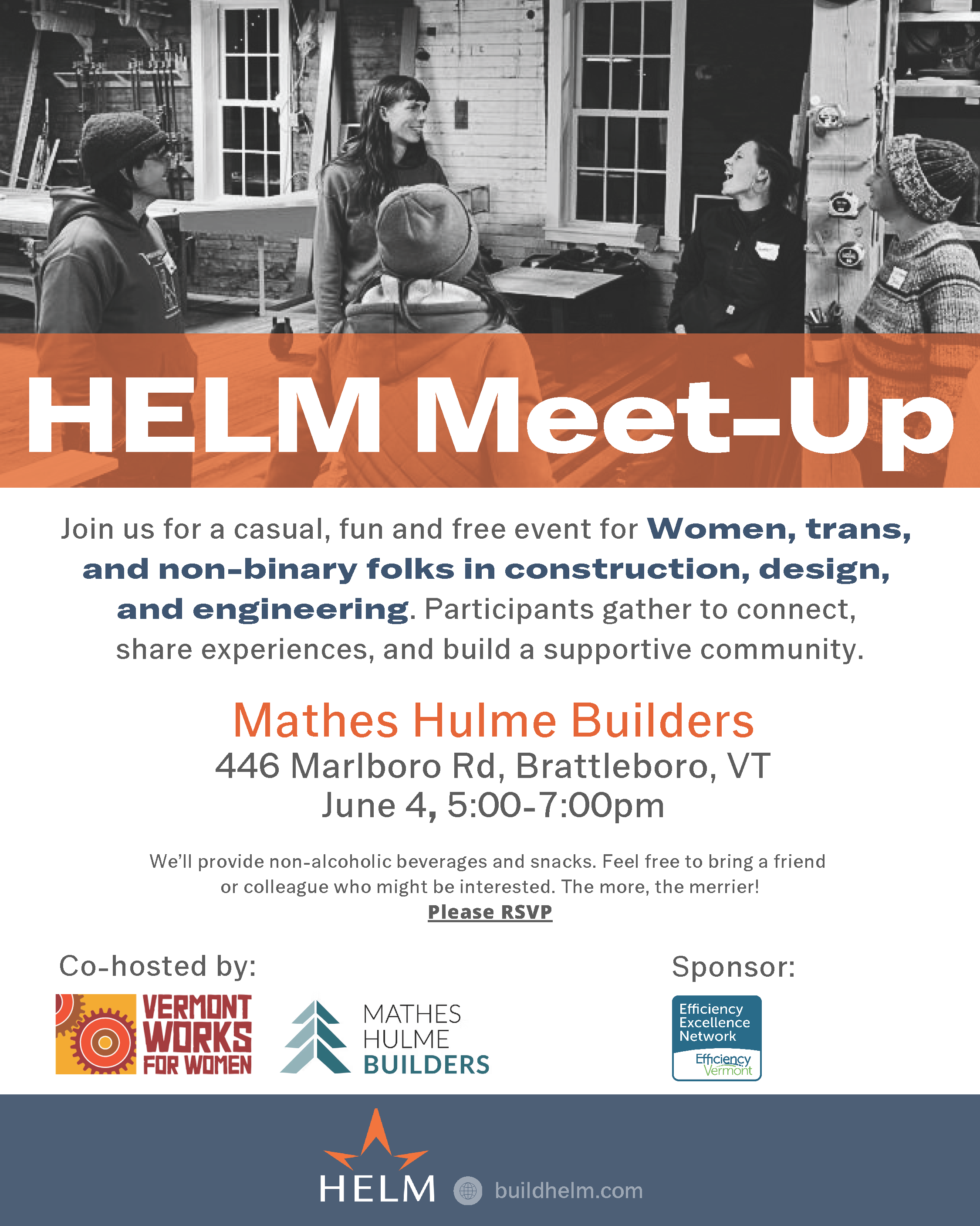 HELM Meet-Up flyer
