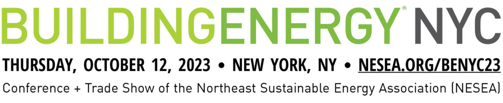 BuildingEnergy NYC Conference Info and Logo