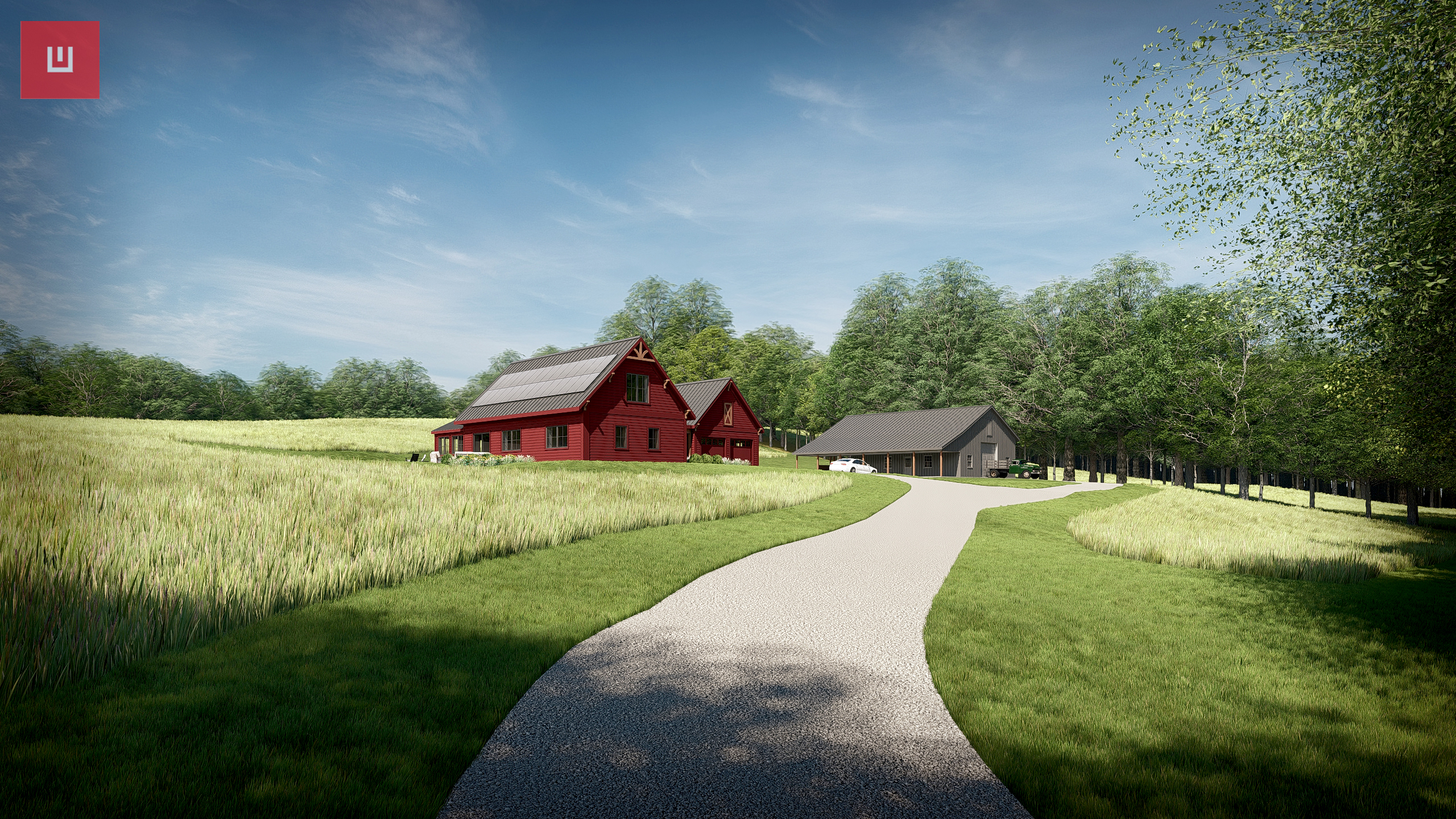 Architect's rendering of the completed project