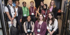 Scholarship winners at BuildingEnergy NYC 2024