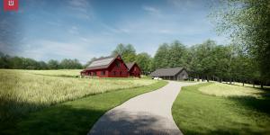 Architect's rendering of the completed project