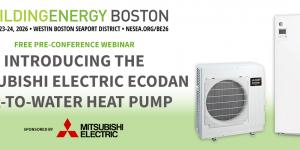 Pre-Conference Webinar: Introducing the Mitsubishi Electric Ecodan Air-to-Water Heat Pump