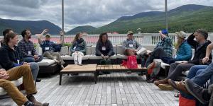 Members of our Bottom Lines program meeting in the White Mountains