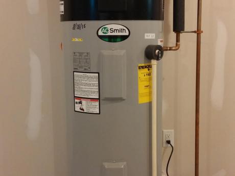 AO Smith air source heat pump water heater