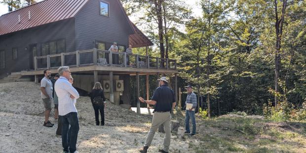 people chatting at a pro tour