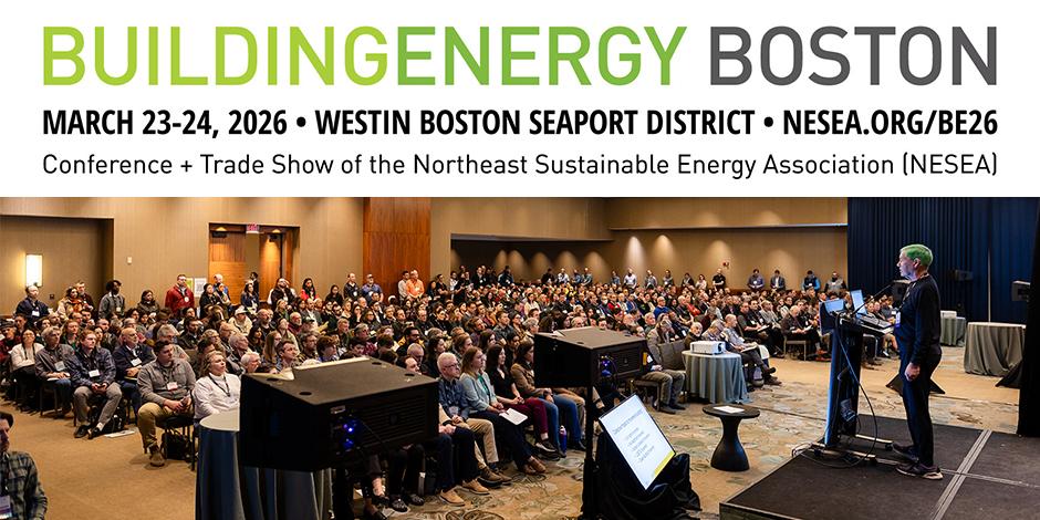 an image showing the keynote of BuildingEnergy Boston 2025