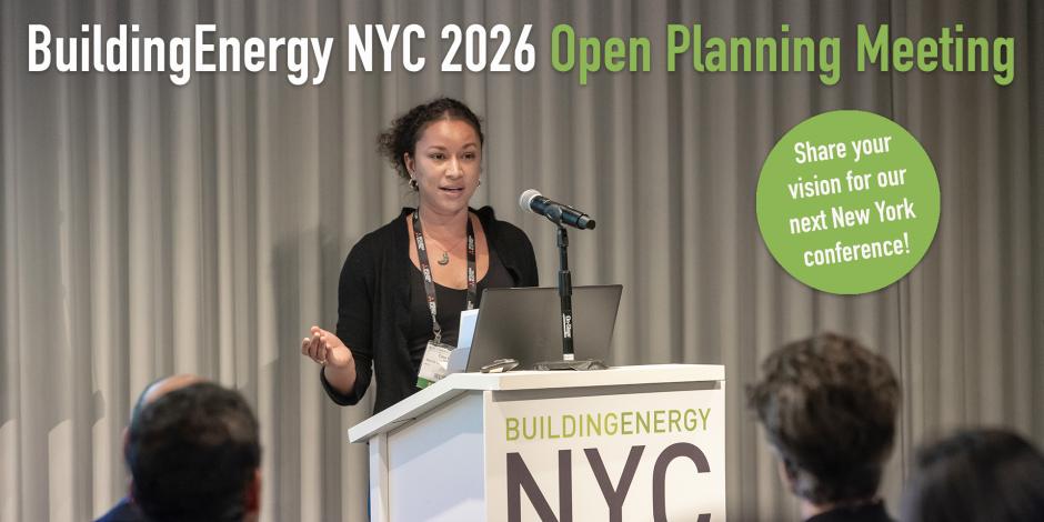 a presentation at BuildingEnergy NYC 2025