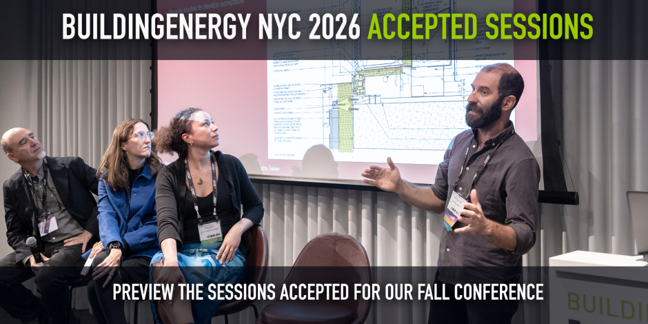 People presenting a session at BuildingEnergy NYC 2025