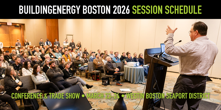 Check out the lineup of sessions we have ready for BuildingEnergy Boston (March 23 & 24)
