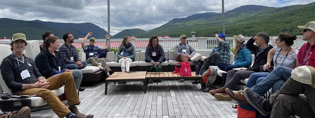 Members of our Bottom Lines program meeting in the White Mountains