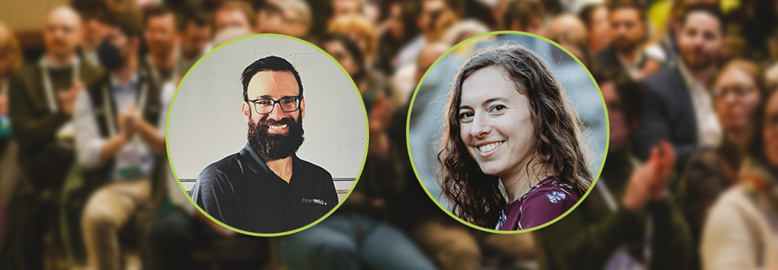 Asher Greenberg and Nicole Schuster, our BuildingEnergy Boston 2027 Co-Chairs