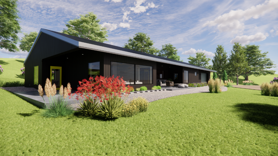 Rendering of a home currenrly under construction