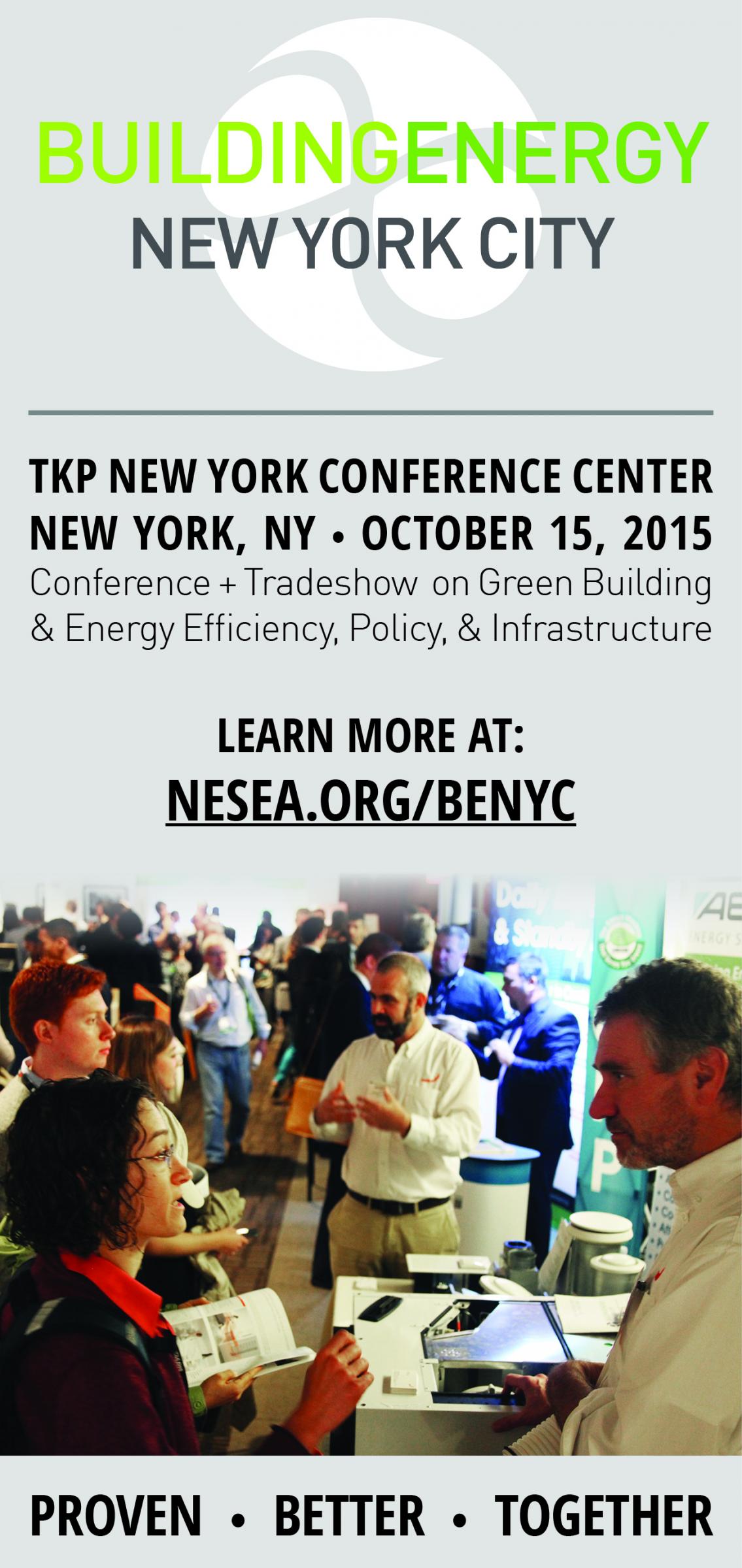 Attend BuildingEnergy NYC 15 Oct. 15th in New York City