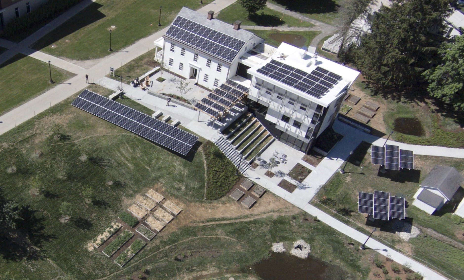 Aerial of science center