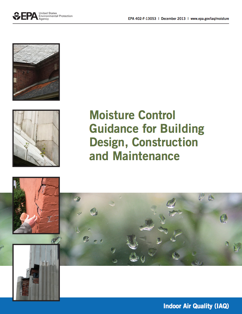 Moisture Control Guide EPA building design construction maintenance